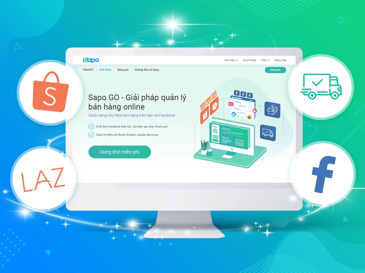 Sapo GO - Phần mềm quản lý bán hàng online